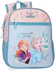Joumma Bags, Disney Frozen Believe in The Journey, Kinderrucksack, Schulrucksack, aus Polyester, breite und verstellbare Riemen, mehrere Taschen und Fächer.