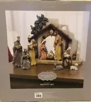 St. Nicholas Square Nativity 10 pc Set Khols New In Box