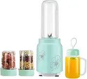 Personal Blender Shakes and Smoothies, Single Serve Blender, Portable Smoothie Blender, Portable Small Countertop Mixer, with 500ml Travel Sport Bottle