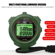 Sports Stopwatch Digital Handheld Sports Stopwatch Night Light Code Table Hot T3