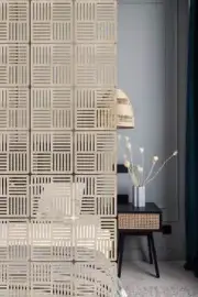 Modular Wall Panels, Room Divider Panel | Modern Hanging Screen wooden partition