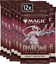 Phyrexia All Will Be One - 12 Draft Booster Packs Sealed Magic the Gathering MTG
