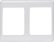 Altronics White Dual Blank Wallplate Cover