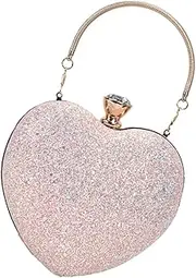 [AKOOSY] Shaped Sequins Clutch Purse for Women Storage Pouch for Dinner Party Cocktail and Formal Events Adorable Design with Full From Scratches and Wear