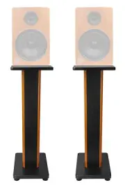 (2) Rockville 28" 2-Tone Studio Monitor Speaker Stands For Rockville APM8C