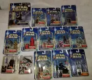 Star Wars Attack of the Clones 14 character action Figure Lot Raider Jango+ 2002