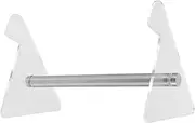 FELTECHELECTR Acrylic Keyboard Stand Transparent Keyboard Holder with Ergonomic Angle for Comfortable Typing Firm Support and Modern Design Computer Accessory for Home Office