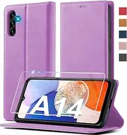 Mobile Phone Case for Samsung Galaxy A14 5G Leather [with A14 Screen Protector] Wallet Protective Case for Samsung Galaxy A14 5G Case Holster