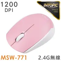 在飛比找momo購物網優惠-【INTOPIC】MSW-771 飛碟 無線滑鼠(2.4GH