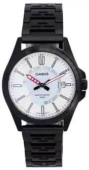 Casio Analog MTP-E700B-7E White Dial Quartz Analog Casual 50M Men's Wristwatch