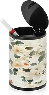 Car Ashtrays For Cigarettes Beauty Spring Flowers Iowa Wild Rose Detachable Windproof Ash Tray For Cars Car Cup Holder Patio Kitchen Office