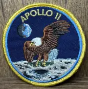 NASA Apollo 11 Embroidered 4" Sew-on Patch ~ Neil Armstrong 1st Moon Landing