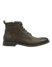 [Windsor Smith] Sebastian Boot in Taupe Oil Suede