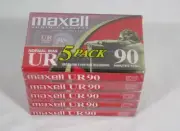 Normal Bias UR 5 pack 90 minutes Maxell Audio Cassette Tapes