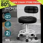 ALFORDSON Salon Stool Backrest Swivel Barber Hair Dress Chair Riley Black