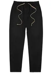 Fear OF God Forum Logo Cotton Sweatpants - Black - S S