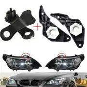 4 Pcs Car Headlight Bracket Mount Holder Clips Set Right + Left For BMW E60 E61 525i 530i 540i 545i 550i 63126941478 63126942478
