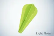 Cosmo Darts Fit Flight Air Super Kite Flights - Light Green