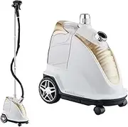 Adjustable Double Bar Clothing Steam Engine, Mini Steam Iron with Bracket And Brush Suitable for Clothing Stores, Curtains, Home Use, Etc