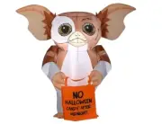 Gemmy Airblown Gizmo Warner Brothers, 3.5 ft Tall, Brown #228094