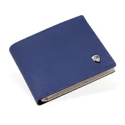 Men Fashion Simple Thin Wallet Business Pocket Card Holder Zipper Coin Bag