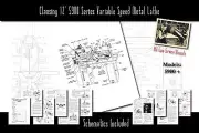 Clausing 12″ 5900 Series Variable Speed Metal Lathe Owners Manual and Parts List