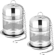2 Pack Tea Infuser for Loose Tea, Extra Fine Mesh Tea Strainers Teapot Cups