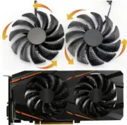 Pair Fans Cooler Fan For Gigabyte RX570 580 480 GV-RX470 WF2 T129215SU 88MM