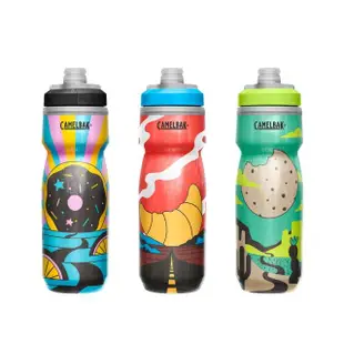 【CAMELBAK】Podium 自行車保冷噴射水瓶 620ml(開學限定/水杯/水壺/補水/戶外/露營/運動/單車)