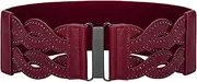 [GRACE KARIN] Women's Elastic Vintage Belt Stretchy Retro Wide Waist Cinch Belt