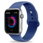 Silicone Apple Watch Band Sport Loop For Apple Watch 44mm Midnight Blue