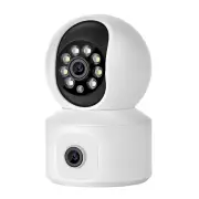 K22 2MP PTZ IP Security Camera Dual Lens Dual Screen WiFi Wireless Full Color Night Vision Humanoid Motion Detection Two