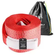 Tow Rope Heavy Duty 85000 lbs 30ft - Recovery Strap 42 US Tons 9m for Trucks ...