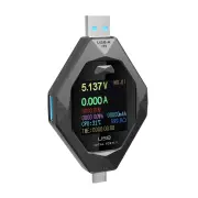 USB Tester Type-C PD Tester USAMS 2 in 1 Digital Digital Voltmeter Amper 3.6-32V 0-5.1A Voltage Current Meter Power Bank