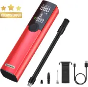 BP188 Portable Electric Tire Inflator 120PSI Auto Shut-Off Presta Schrader Valve