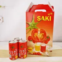 在飛比找蝦皮商城優惠-【SAKI】無鹽蕃茄原汁禮盒 180mlx15罐 【8801