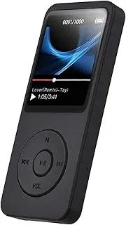 Daseey Portable MP4 Player MP3 Music Player 1.77 Inch LCD Screen Video Player Photo Viewer Support TF Cards Support Music FM Radio Video E-Book Recorder