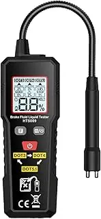 Brake Fluid Tester - Portable Brake Fluid Content Detector | Convenient Brake Diagnostic Testing Tool | Brake Fluid Moisture Tester for Car, SUV, Truck, and Various Model(Batteries Not Included)