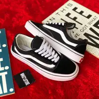 在飛比找蝦皮購物優惠-范斯 Putih HITAM Vans oldskool 鞋