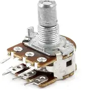 NEW LON0167 50K Ohm B50K 6mm Shaft Dia 6 Terminals Dual Potentiometers Taper(50K Ohm B50K 6mm Schaftdurchmesser 6 Anschlsse Dual Potentiometers Taper
