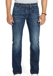 New Buffalo David Bitton Men’s Driven-X Basic Straight Stretch Jean 40 x 30 Blue