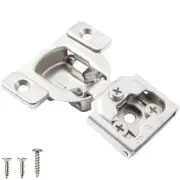 Self Close Compact Cabinet Hinges, 105° Concealed 1/2" Inch Overlay, Face Frame