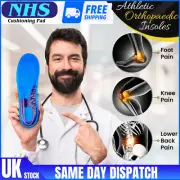 UK Work Boots Gel Insoles Shoe Inserts Orthotic Arch Support Pads Massaging Feet