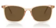 Full Rim Square Transparent Peach Brown SmartBuy Collection Caseydel SB-CP124F