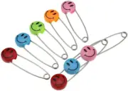 10Pc 55Mm Large Baby Nappy Safety Pins Dress Clothing Nappy Hold Clip Tool