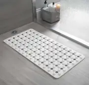 Bath Bliss Non-Slip Bubble Texture Bath Mat in White Dimensions: 29.5"x 14.5"