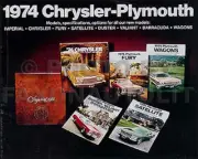 1974 Plymouth Sale Brochure Satellite Sebring Road Runner Fury Barracuda Valiant