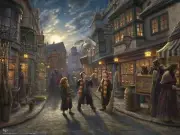 - Thomas Kinkade - Harry Potter - Diagon Alley - 1500 Piece Jigsaw Puzzle