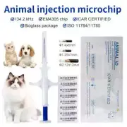 Animal EM4305 Microchip IS 134.2KHz FDX-B Pet Identification Syringe Injection