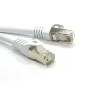 [AT-RJ45GRF6A-10M] 10m CAT6A Shielded Cable Grey/White 10GbE RJ45 Ethernet Network Cable